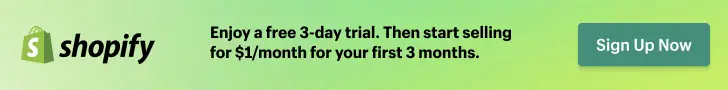Start your Shopify store today with a free trial offer